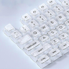 (one, white) High Transparency PC Keycaps NEW
