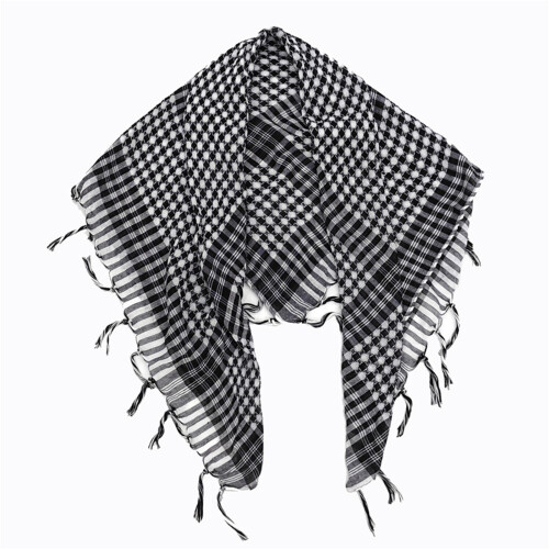 High Grade Polyester Arafat Shawl Traditional Weaving-Black