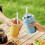 Practical Silicone Drinking Bottle Practical Folding Water-Blue 9