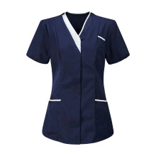 Housekeeping Uniforms Cleaning Uniforms Short-Navy blue XL