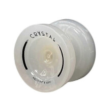 (K2, white) Beginner Yo-Yo K2 Plastic Crystal Yo-Yo Professional Fancy Competition Ghost Hand Magic Yoyo