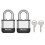 Master Lock Master Lock Elite Laminated Padlock 45mm - 25mm Shackle - Pack of 2 4