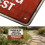 Rusts Resistant Restricted Area Sign No Trespassing Metal-2 10