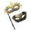 Creative Interchangeable Face Mask Outfit With Artistic-Gold 1