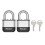 Master Lock Master Lock Elite Laminated Padlock 52mm - 25mm Shackle - Pack of 2 4