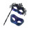 Unique Half Face Cover Set With Multiple Styling Option-Blue 1