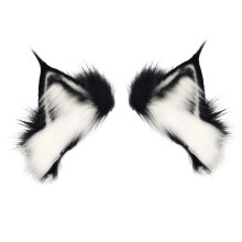 Lynx Ear Headband Sweet Girls Dynamic Ear-black and white