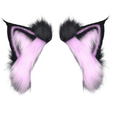 Cute Lynx Cosplay Headband Electric Costume Wiggling-black p