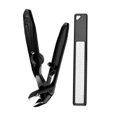 Innovative Curved Shape Nail Cutter Long Last Steel-Black 2