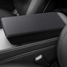 (One size, White) Car Armrest Mat Center Console Protector Cushion Box Cover Pad a /t V4O8 I5