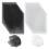 30Pcs Plastic Embroidery Canvas 30X20cm Gridded Knitting Net 9