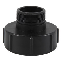 IBC Tote Adapter IBC Water Tank Hose Drain Adapter S100X8 to 2 Inch Replacement Valve Adapter