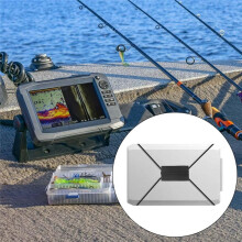 Fish Finder,3pcs Fishing Graph Cover Straps, Adjustable Fish Finder Cover Bungee Straps Boat Accessories Part Equipment