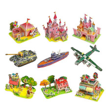 (onesize, 9pcs suit) 3D Puzzle For Kids Toys,Educational 3D Cartoon Puzzle,3D Cartoon Puzzles, 3D For Kids,Early Educati Cartoon Puzzle