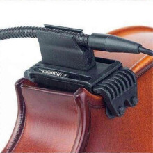 Acoustic Violin Microphone Clip-on Musical Inst ent Microphones Violin Fiddle Clip compatible with Gooseneck M