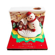 Castle 3d Notepad 2025 Calendar Memo Pad Block Christmas Note Paper Accessories Stationery Gift Design Novelty W4e1 Notes