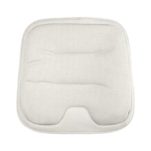 (One size, White) Car seat cushion breathable all season universal premium seat cushion cover
