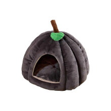 (S, Gray) Winter Semi Enclosed Pet Bed For Cats Dogs Suitable For All Warm Seasons Small Dog Cushion Villa Bed Dog