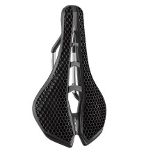 (1pcs, Black) Honeycomb Shock Absorbing Bicycle Seat Cushion, Hollow Breathable Comfortable Bike Saddle for Road Bike, Cycling Equipment
