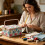 Spacious Magnetic Closing Sewing Accessories-Ora.nge  Bottom 9
