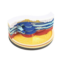 Double-sided 3d Hand-torn Paper Sculpture Model Note Pad Birthday Gift