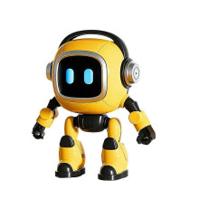 AI Robot Toy for Kids, Interactive Educational Robot with Voice Recognition & Emotion Learning, Learning Companion Gift for Boys & Girls Ages 4-8