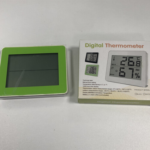 Digitales Innenthermometer, Hygrometer Green 1