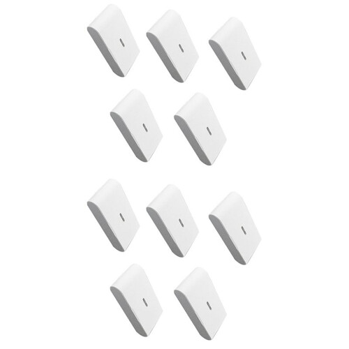 10pcs 433MHz Wireless Vibration Glass Break Detector, Adjustable Sensitivity, Compatible with Alarm Systems 1