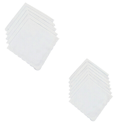 Classical White Handkerchief Soft Cotton Fabric With Stylish-5 1
