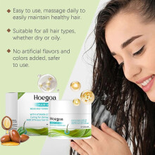 (2PCS) Hoegoa Nourishing Hair Mask Moisturizes And Moisturizes Hair, Fluffy, Soft, And Glossy Hair Mask