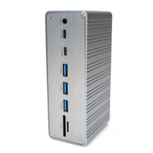 USB-C 3.0 Hub Docking Station 13 in 1 Desktop Multi-Interface Expansion Dock with 100W PD Charging TF Card Reader