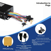36V 48V 52V E-Bike Controller 35A 1000W/1500W Drie Modus Sinusgolf Controller voor Elektrische Fiets E-Bike E-Scooter