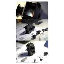 New Adult Science DIY Dual Lens Assembly 35mm Film Camera Retro Double Reflective Film Camera Vlog Recording Story