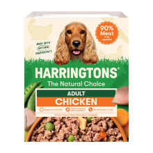 Harringtons Complete Wet Tray Grain Free Hypoallergenic Adult Dog Food Chicken & Potato 8x400g - Made with All Natural Ingredients