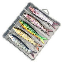 5pcs Fishing Lure Multi Jointed Artificial Bait Slow Sinking Bionic Fishing Bait -Amazing Fishing Gifts for Men