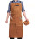 Leather Welding Apron with 6 Tool Pockets, Flame-Resistant Heat-Resistant Work Apron with Adjustable Cross Back Straps 1