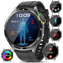Smartwatch 48 mm, 1.43 Inch AMOLED Health Watch with Calling Function, Multiple Sports Modes