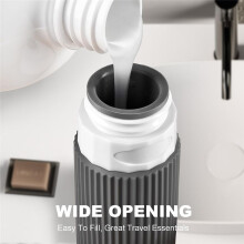 Travel Bottles for Toiletries,Silicone Containers Kit,Airplane Toiletry Bag,Leak Proof Refillable Accessories
