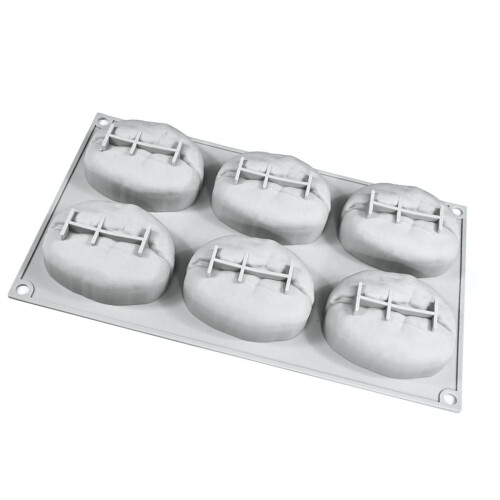 Silicone Baking Molds With Realistic-6 coffee beans in a