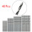 40 Pcs  Drill HSS Bit 0.5mm-2.0mm Straight Shank PCB Twist Drill Bits Set 3