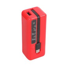 Coque de banques d'alimentation facile à transporter avec-Rouge