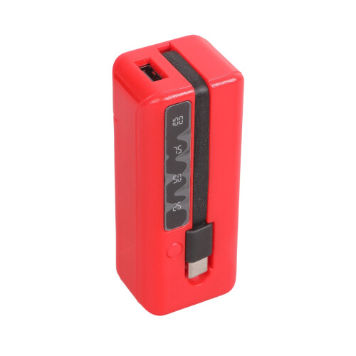 Coque de banques d'alimentation facile à transporter avec-Rouge