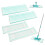 4 Pack Microfiber Mop Replacement Pads for Floor Cleaner, Compatible with Profi XL, Back-Saving Floor Mop Cover, Durable 1