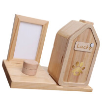 Haustier-Gedenkurne für Asche, elegante, dankbare Fotokammer,
