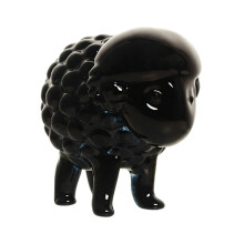 Décorations de mouton en cristal élégantes, Figurine en-Noir