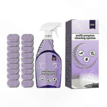 (18pcs) 2025 Eco-Friendly Cleaning Tablets with Reusable Spray Bottle