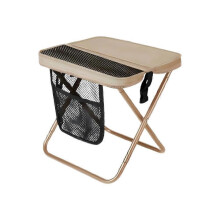 (1pcs, Khaki) Portable Folding Camping Stool Multifunctional Handbag Crossbody Bag Chair for Travel Hiking