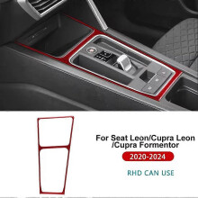 (RedD) Reliable Performance Sleek Top Grade Carbon Fiber Full Interior Kit Cover Trim Sticker For Seat Leon 2020-2024 Ergonomic