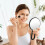Multi Angles Magnification Beauty Mirror With Double-Pink 5 5