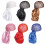 Reversible Bonnet Wrap Hat Knit Skull Hat Comfortable-White 2